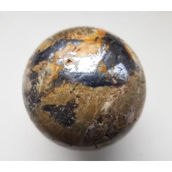 Kula z żyły rudnej z galeną z Janowic Wlk.