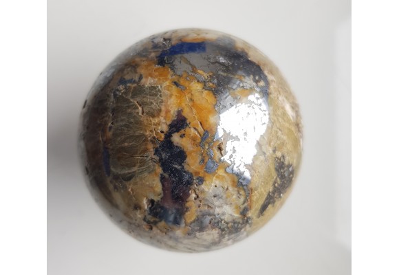 Kula z żyły rudnej z galeną z Janowic Wlk.