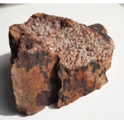 Szczoteczka kwarcowa ze złoża barytu "Jedlinka" k. Jedliny-Zdroju