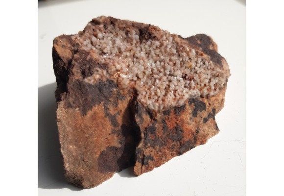 Szczoteczka kwarcowa ze złoża barytu "Jedlinka" k. Jedliny-Zdroju